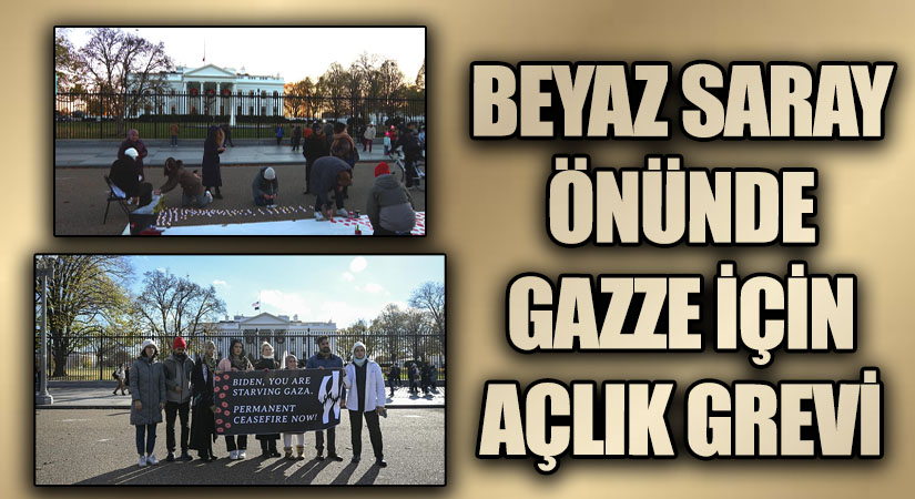 Beyaz Saray Önünde Gazze İçin Açlık Grevi Mirat Haber